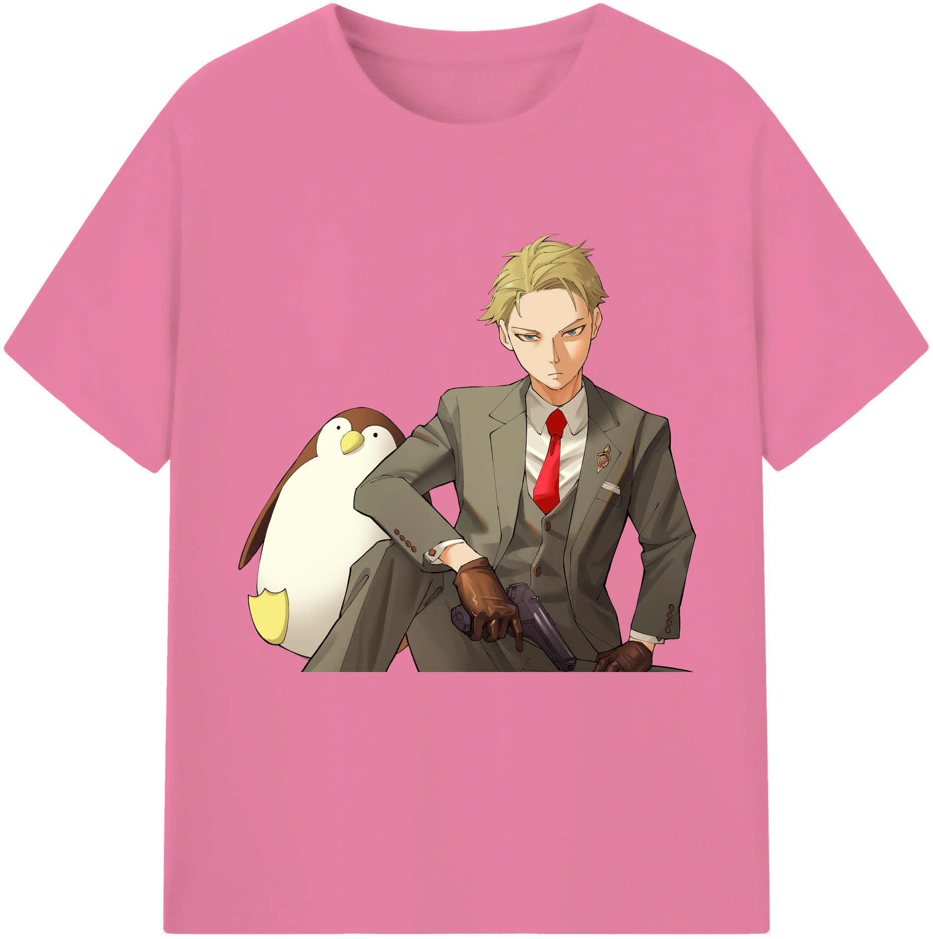 （画像用） SPY×FAMILY间谍家家酒 綿100％半袖Tシャツ（フロントプリント）